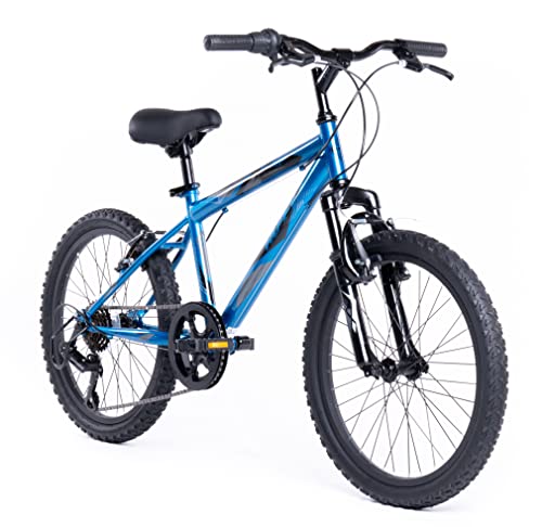 - Huffy Stone Mountain Bike | 20 Inch Wheel | 6 Speed | Metallic Blue 6-9yrs -