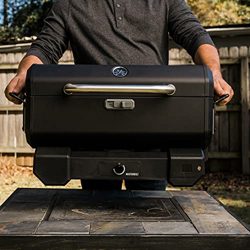 - Masterbuilt Portable Charcoal Grill and Smoker | Analog Temperature Control -