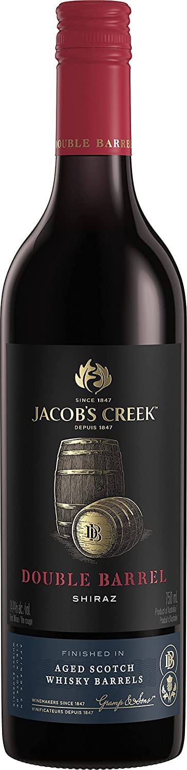- Jacob's Creek Double Barrel Matured Shiraz Red Wine | 75 cl -