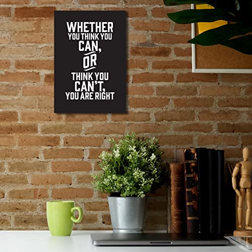 - Verbier Inspirational Quotes Wall Art - 12 x A4 motivational posters for room decor -