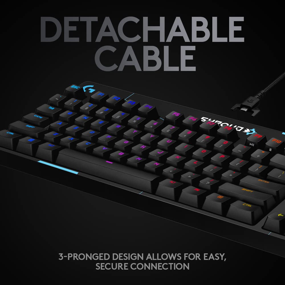 - Logitech G PRO TKL Shroud Edition Mechanical Gaming Keyboard -