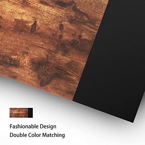 - HOMIDEC Office Desk | Computer Desk With Bookshelf | 100 x 50 x 75 cm Study Writing PC Desk -