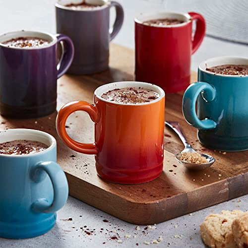 Cooks Professional 4 Piece Espresso Cup Set | Made from Durable Stoneware | Multi