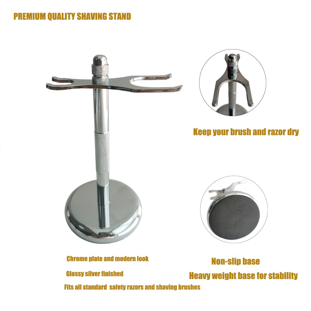 - Premium Shaving Brush Kit |3 in 1 Shaving Brush Set -