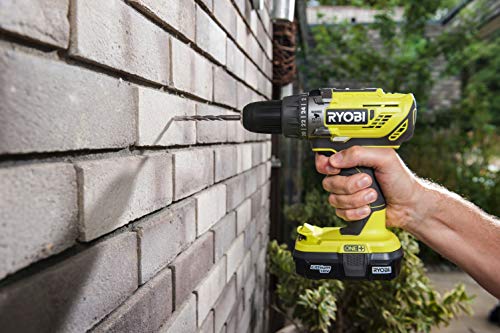 - Ryobi R18PD3-215GZ 18 V ONE+ | Cordless Combi Drill Starter Kit (2 x 1.5 Ah) -