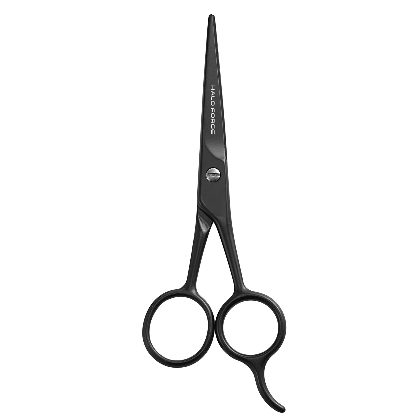 - HALO FORGE Beard & Mustache Scissors | Small Straight Stainless Steel Precision Trimming Blade -