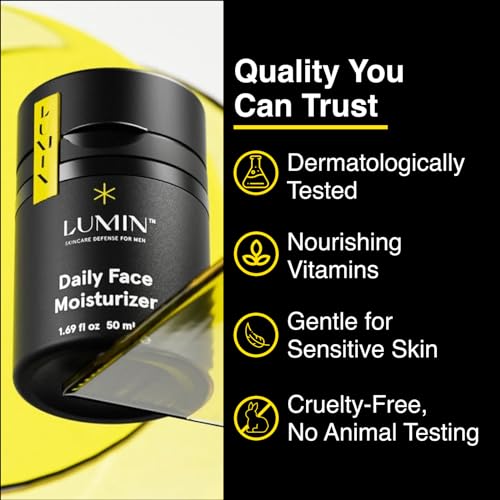 - Lumin - Daily Face Moisturizer for Men -