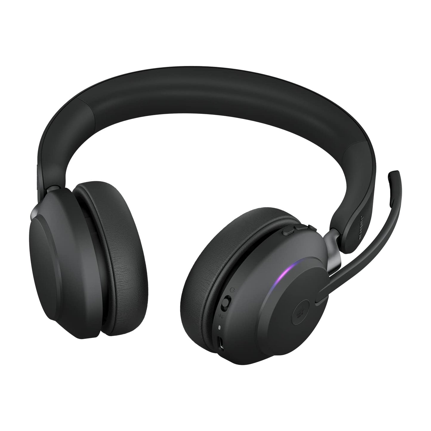 - Jabra Evolve2 65 Wireless PC Headset | Noise Cancelling Microsoft Teams Certified Stereo Headphones  -