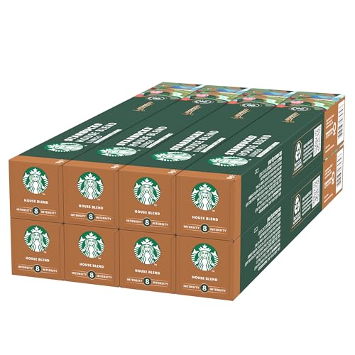- STARBUCKS | House Blend by Nespresso | Medium Roast | Coffee Capsules 8 x 10 (80 Capsules) -