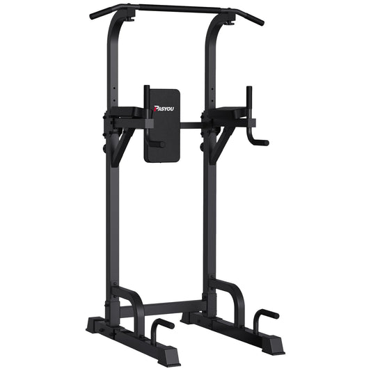 - PASYOU PU40 Power Tower | Adjustable Pull Up Bar Dip Station for Home Gym -