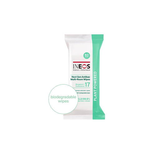 - INEOS Next-Gen | Antibac Multi-Room Disinfectant Biodegradable 60 Wipes -