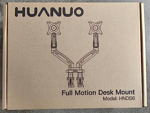 - HUANUO Dual Monitor Stand For 13 to 30 Inch Screens | Dual Monitor Arm Desk Mount -