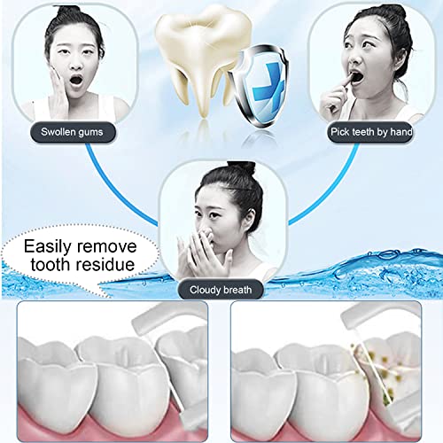 - Kafeiya 100pcs Floss Picks | Dental Floss Picks | Disposable Portable Floss Sticks -