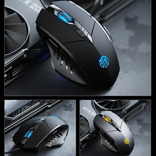 - Wired Mouse, USB wired mouse with 6 Button Silent Click