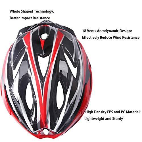 Bike Cycle Helmet with Visor Snood Face Mask Waterproof bundle pocket Adjustable Lightweight Allround Cycling Bicycle helmets Accessories for BMX Skateboard MTB Mountain Road Bike Men Women Ladies