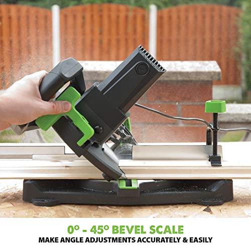- Evolution Power Tools F210CMS Compound Mitre Saw | Multi-Material Multi-Purpose Cutting -