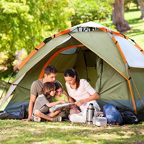 - Gysrevi Camping Tent | 3 Man Instant Pop Up Tent | Waterproof -