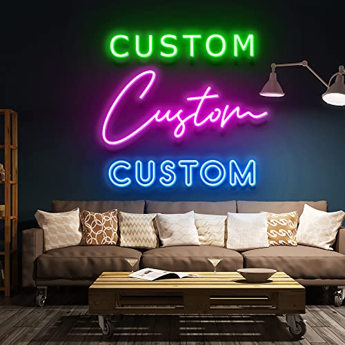- WMAT Custom LED Neon Signs for Bedroom Wall Decor Personalized Neon Signs