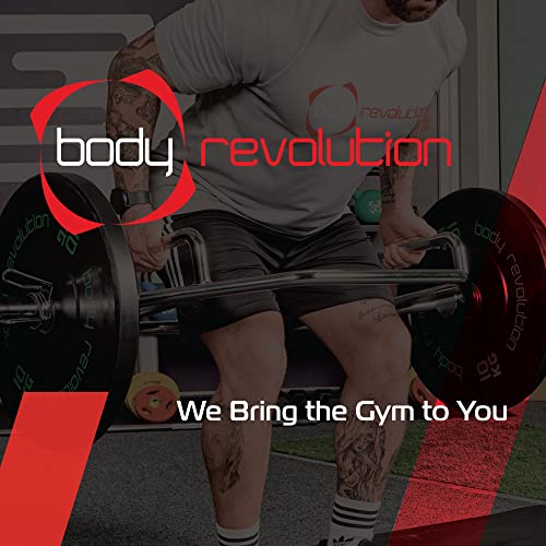 Body Revolution - Adjustable Vinyl Weights 15kg Dumbbells Set - Adjustable Dumbbells with Barbell Set Converter, Fitness and Strength Free Weights, Training Equipment