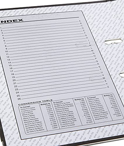 - Q-Connect Lever Arch File | A4 Black | (10 Pack) KF20001 -