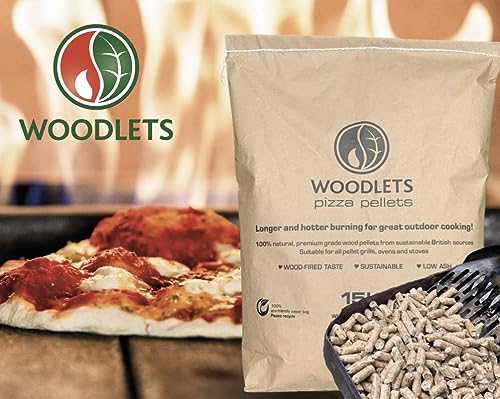 - Premium Pizza Oven Pellets | 15 kg Bag of 100% Natural BBQ Wood Smoking Pellets -