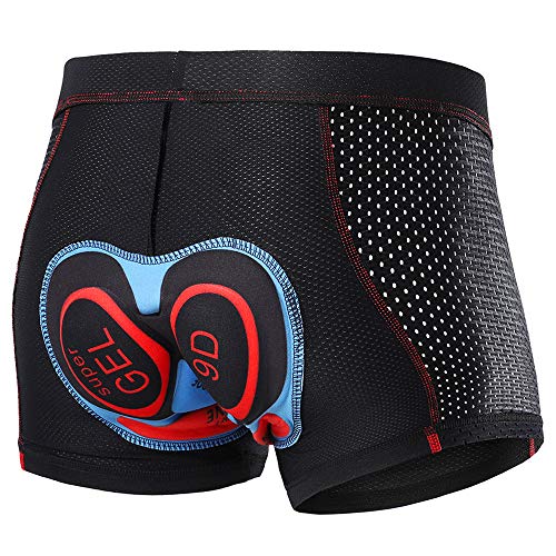 - Lixada Men's Cycling Undershorts | 3D Padded Breathable Mesh | Biking Underwear Shorts -