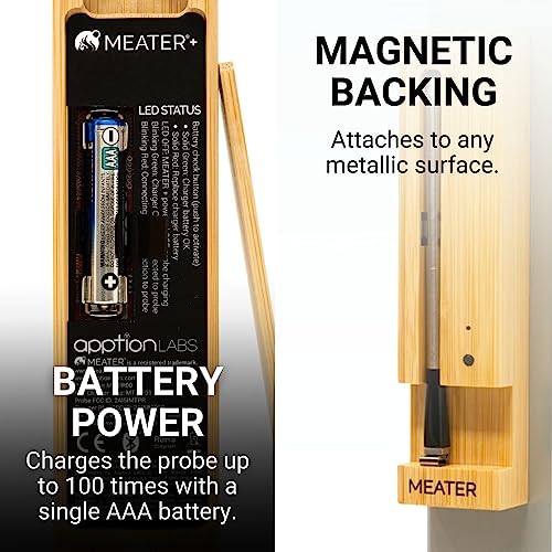 - MEATER Plus | 50m Long Range Smart Wireless Meat Thermometer -