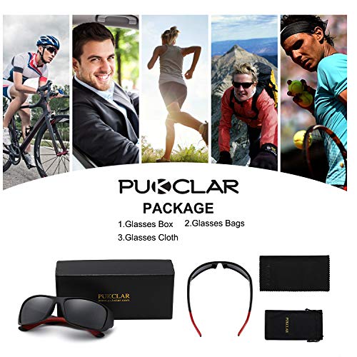 - PUKCLAR Polarised Sports Sunglasses | Running Cycling Fishing Driving Golf -