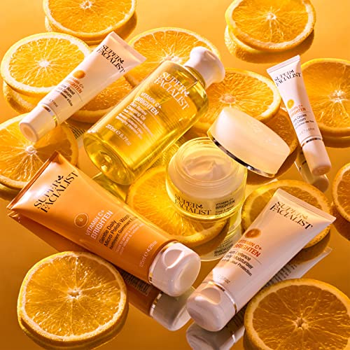 - Super Facialist | Vitamin C + Brighten Skin Renew Cleansing Oil | Face Cleanser for Dissolving Makeup -