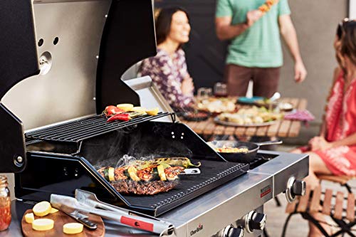 Char-Broil 140736 Professional Series 3400 S - 3 Burner Gas Barbecue Grill with TRU-Infrared™ technology and Side-Burner, Stainless Steel Finish