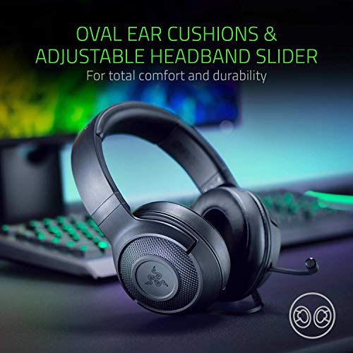 - Razer Kraken X Ultralight Gaming Headset | Lightweight Aluminum Frame | For PC, PS4, PS5, Switch, Xbox One, Xbox Series X|S, Mobile | Black -