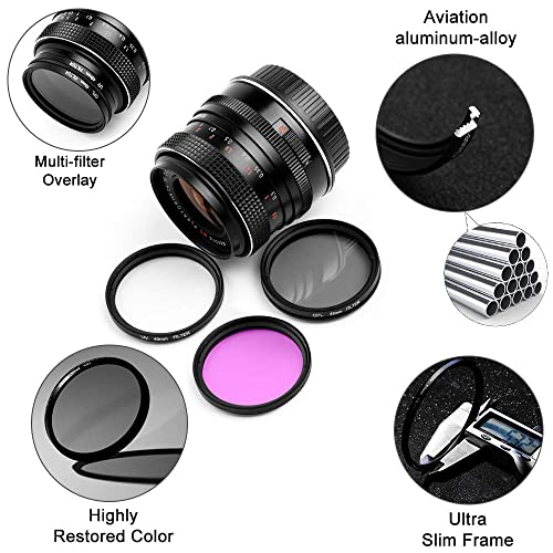 - Fotover CFU-58 58mm Universal UV CPL FLD Filter Set -