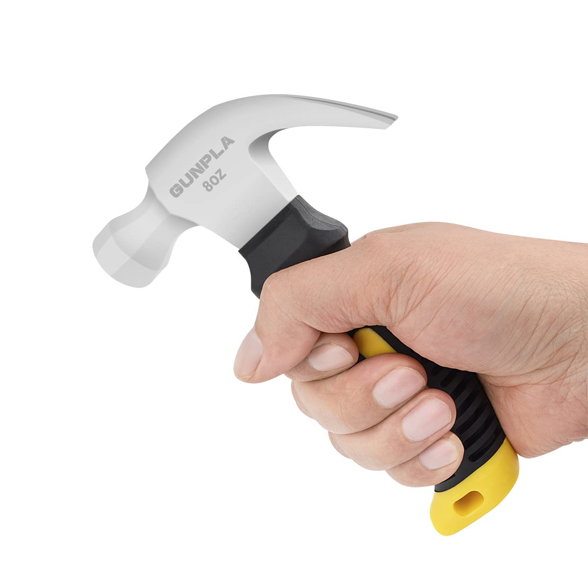 - Gunpla 8oz Stubby Claw Hammer | Carbon Steel Curved Framing Hammer -