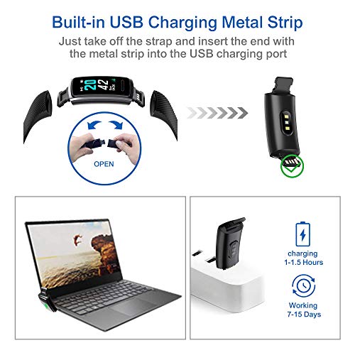 - TEMINICE High-End Fitness Trackers HR | Activity Trackers Health Exercise Watch -