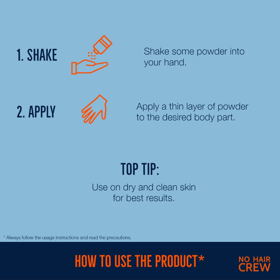 - NO HAIR CREW Intimate Dry & Fresh Powder -