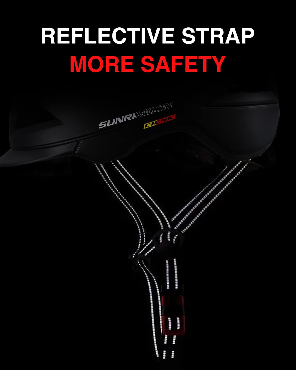 - SUNRIMOON | Adult Bike Helmet with Rechargeable USB Light -