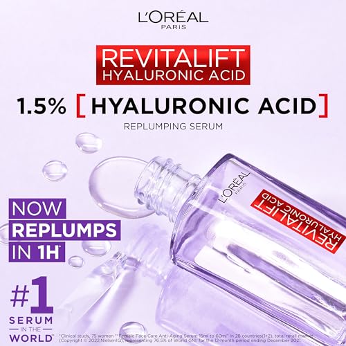 - L'Oreal Paris Revitalift Filler | Pure Concentrated Hyaluronic Acid Dropper Serum | 30ml -