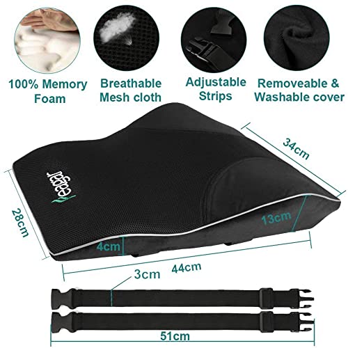 - Feagar Lumbar Pillows Back Support Cushions | Memory Foam Pillows -