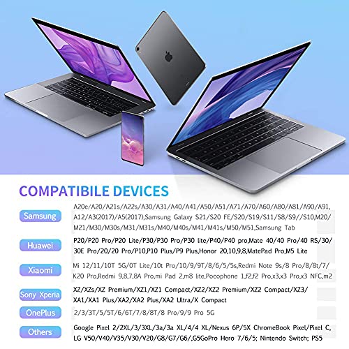 - Yosou USB C Charger Cable, 2M, 2Pack, Fast Charge