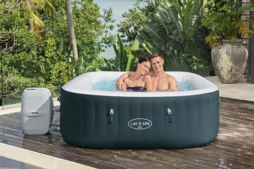 - Lay-Z-Spa Ibiza | AirJet Inflatable Hot Tub Spa | 4-6 person -