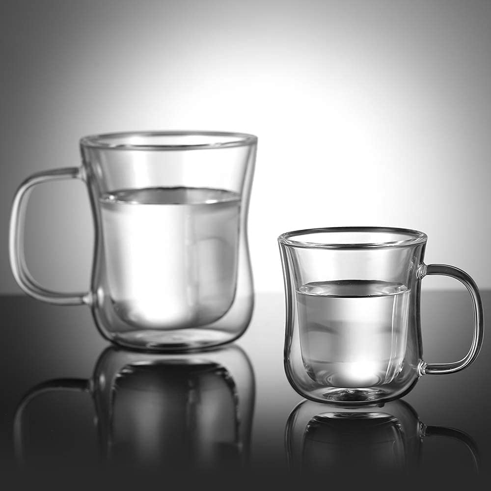 - ecooe Espresso Coffee Glass | 120ml | Set of 2 -
