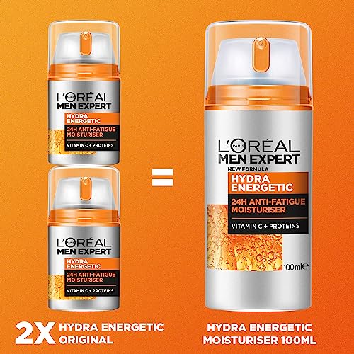 - L'Oreal Men Expert Anti-Fatigue Moisturiser | Hydra Energetic Men's Moisturiser -