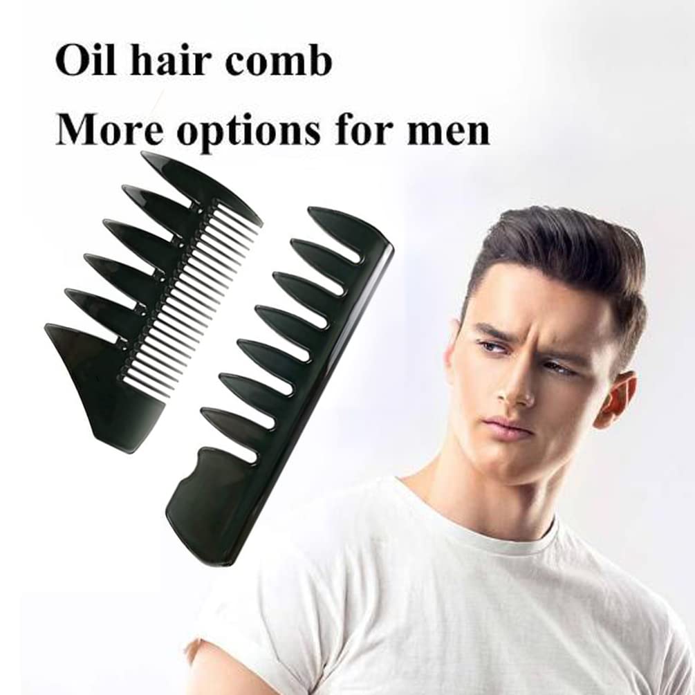 - Lanjue 3 Pieces Men Styling Comb | Black Pompadour Comb For Men -
