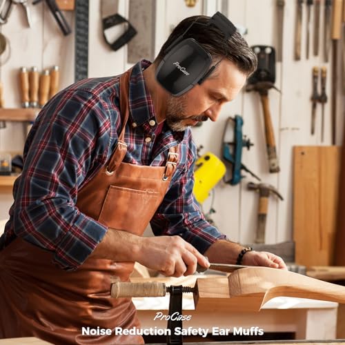 - ProCase Ear Defenders | SNR 36dB Professional Hearing Protection -