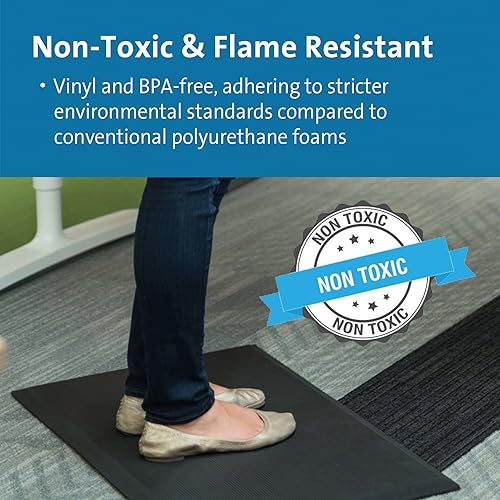 - Kensington Anti Fatigue Mat for Home Office | Black | Reduces Fatigue and Provides Comfort -