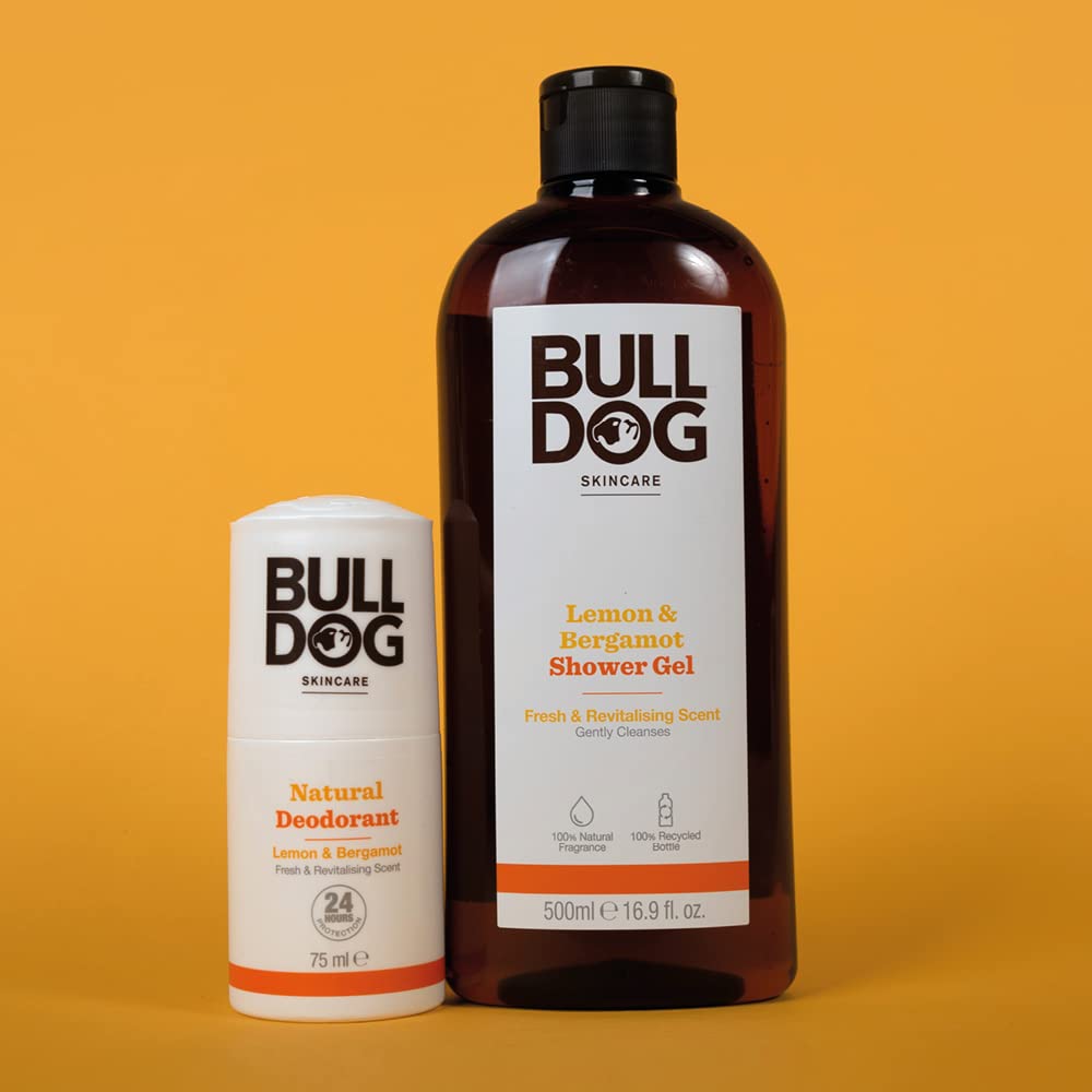 Bulldog Skincare Bulldog - Lemon & Bergamot Shower Gel 500Ml, Pack of 1