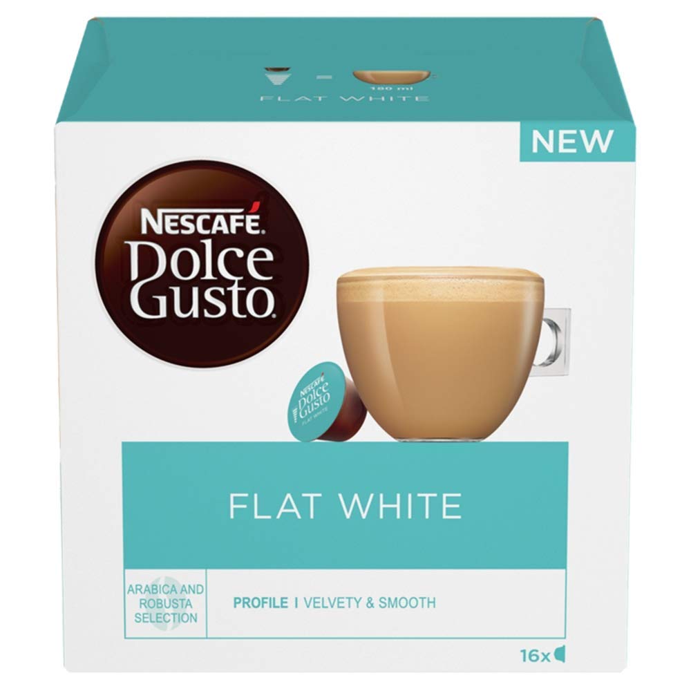 - NESCAFÉ Dolce Gusto Flat White Coffee Pods | Total of 48 Coffee Capsules -