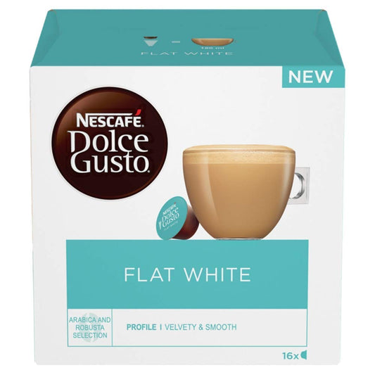 - NESCAFÉ Dolce Gusto Flat White Coffee Pods | Total of 48 Coffee Capsules -