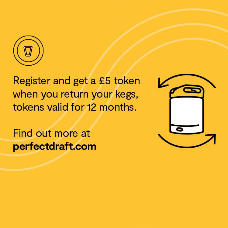 - PerfectDraft Camden Hells Beer Keg for PerfectDraft Machine, 6 Litre -