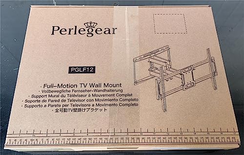 - Perlegear TV Wall Bracket | 60 kg | Tilt and Swivel TV Bracket with Dual Arms -